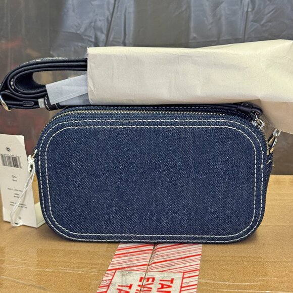 Tory Burch Mini Miller Denim Crossbody Bag - Picture 9 of 10